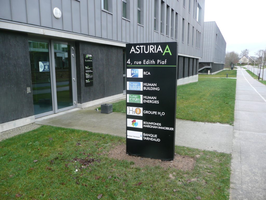 Le teom du bâtiment Asturia A
