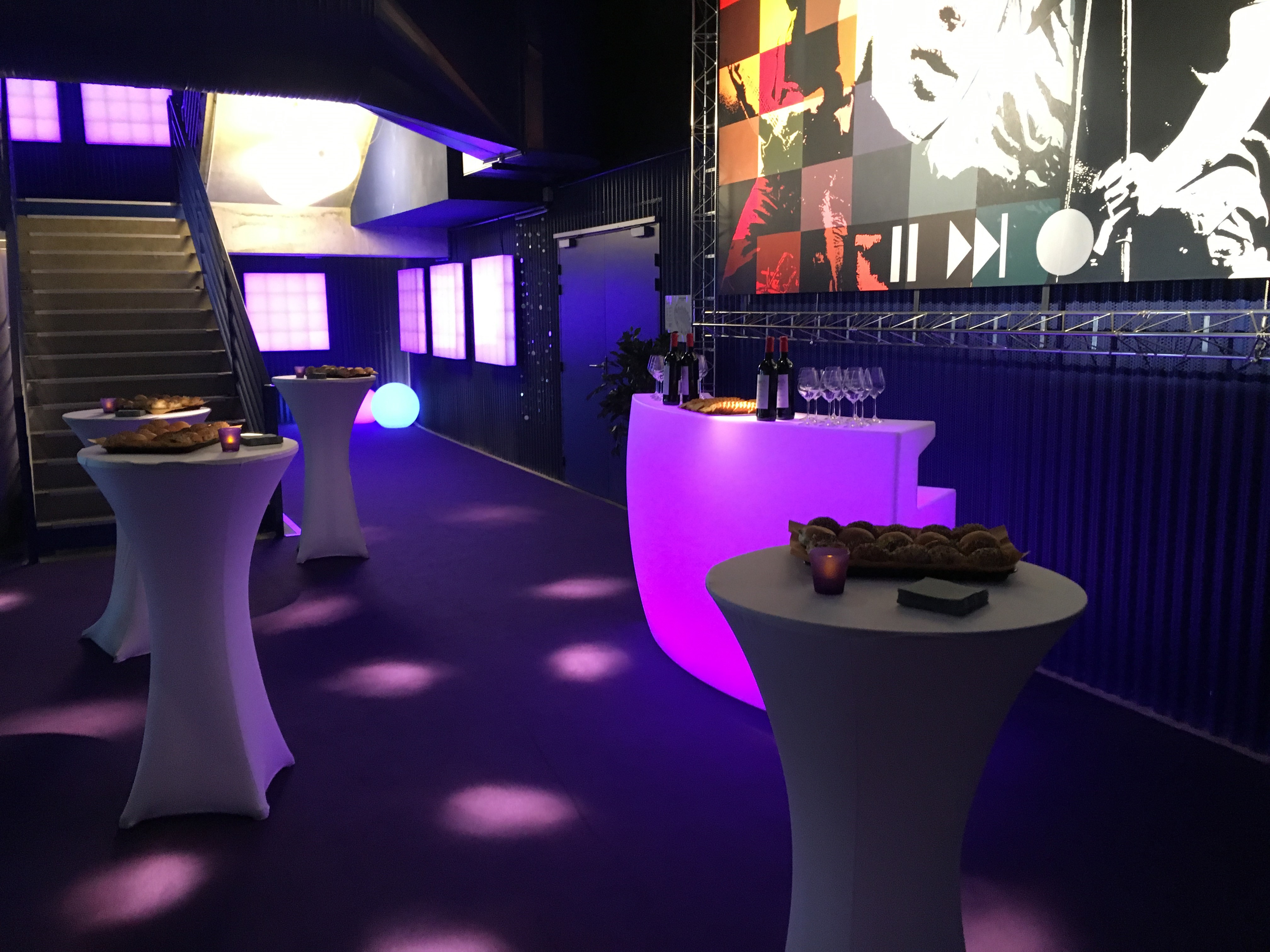 L'espace cocktail VIP du Zénith